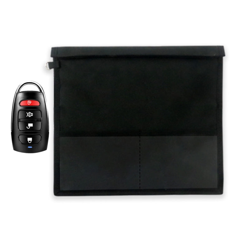 Car Key Signal Shielding Bag Tablet Mobile Phone Privacy Protective Cover Large(Black) - Antimagnetic RFID Package by buy2fix | Online Shopping UK | buy2fix