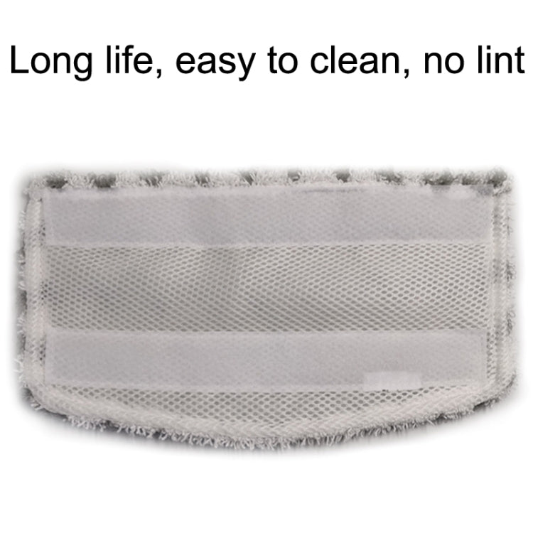 2PCS Steam Mop Cloth Cover Accessories For Shark S1000A(Gray Black) - For Shark Accessories by buy2fix | Online Shopping UK | buy2fix