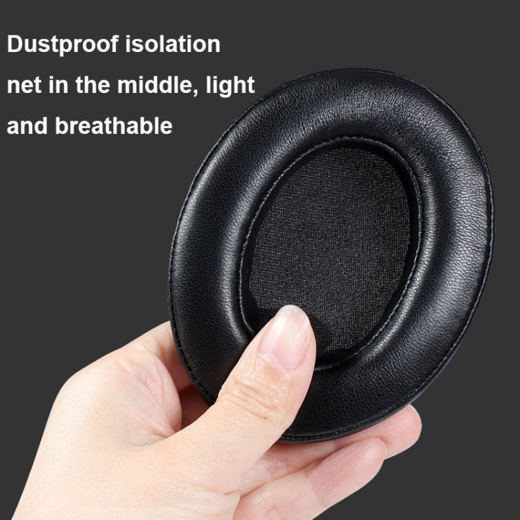 2 PCS Breathable Foam Headphone Earmuffs with Buckle For Sennheiser Momentum 3, Spec: Gold Lambskin - Earmuff & Pad by buy2fix | Online Shopping UK | buy2fix