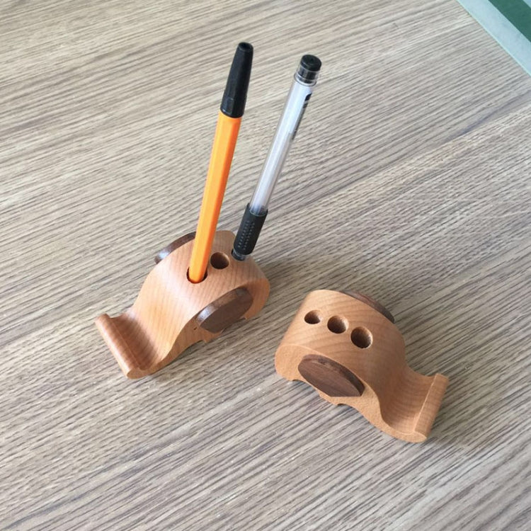 Wooden Mobile Phone Bracket Beech Lazy Mobile Phone Holder,Style: Elephants by buy2fix