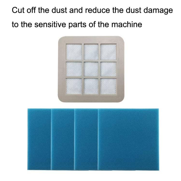 5PCS Sponge For Philips Vacuum Cleaner FC5823 / FC5826 / FC5830 / FC5832 Accessories - For Philips Accessories by buy2fix | Online Shopping UK | buy2fix
