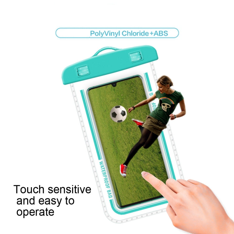 2 PCS Armband Style Transparent Waterproof Cell Phone Case Swimming Cell Phone Bag(Green) by buy2fix