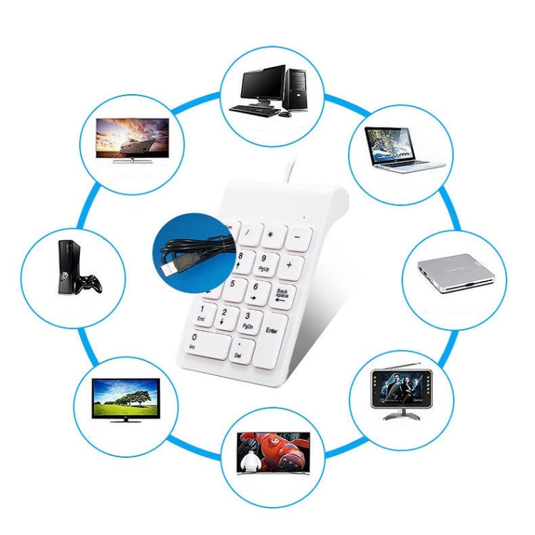 Laptop Wired Digital Mini USB Keyboard(Black) by buy2fix