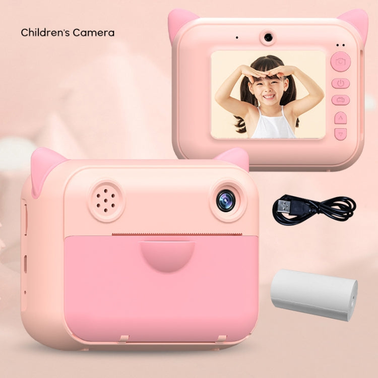 CP01 2.4 Inch HD Screen Kids Toy Thermal Printing Camera no Memory Card(Pink) by buy2fix