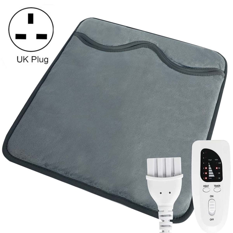 60W Electric Feet Warmer For Women Men Pad Heating Blanket UK Plug 240V(Dark Gray) - Electric Blankets by buy2fix | Online Shopping UK | buy2fix