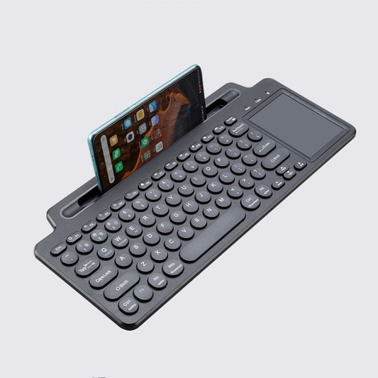2.4G Bluetooth Wireless Keyboard With Card Slot Bracket With Touchpad by buy2fix