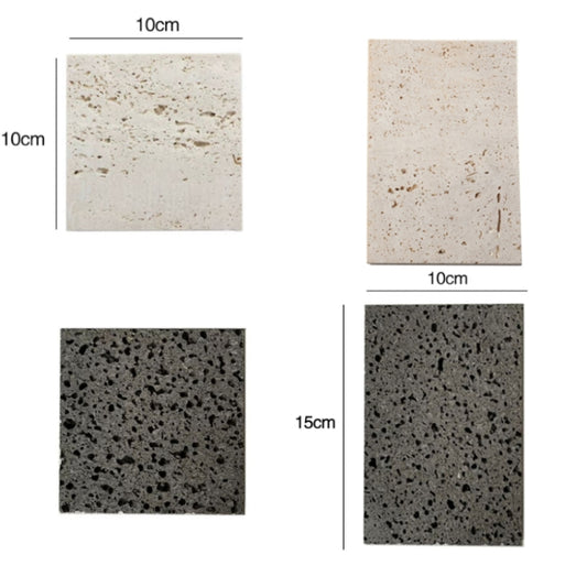 2 PCS Cave Stone Jewelry Shooting Props Jewelry Display Stand, Color: Gray (10x15cm) by buy2fix