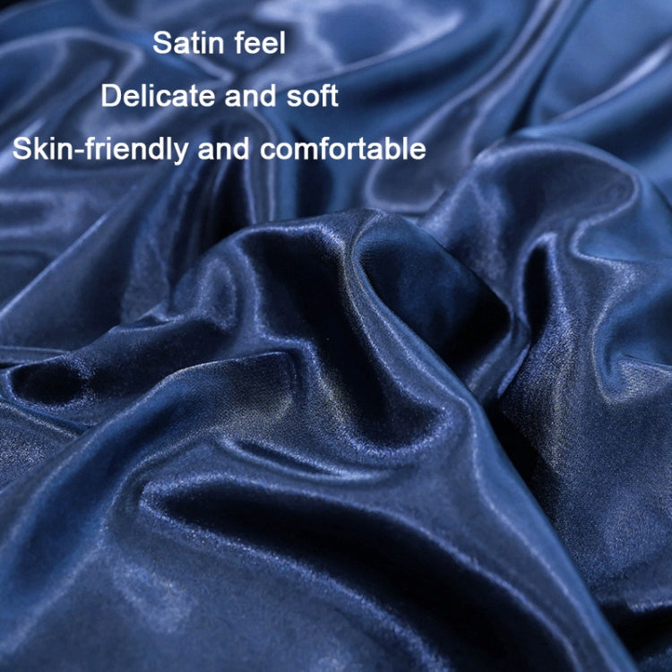 1 Pairs Ice Silk Pillowcase Home Textile Bedding, Size: 50x75cm(Black) - Cushions & Pillows by buy2fix | Online Shopping UK | buy2fix