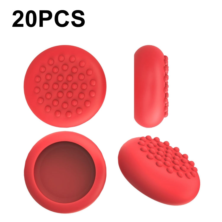 20 PCS Peripheral Button VR Handle Rocker Silicone Protective Cover, For Meta Quest 2(Red) - VR Accessories by buy2fix | Online Shopping UK | buy2fix