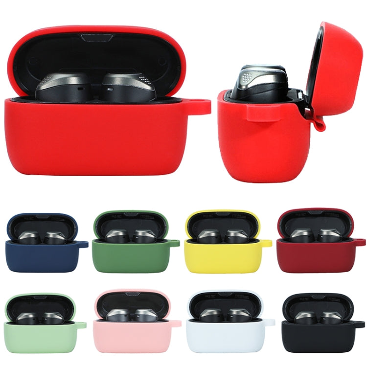 For Jabra Elite75T Sports Bluetooth Headphones Soft Silicone Case with hooks(Grass Green) - Other Earphone Case by buy2fix | Online Shopping UK | buy2fix