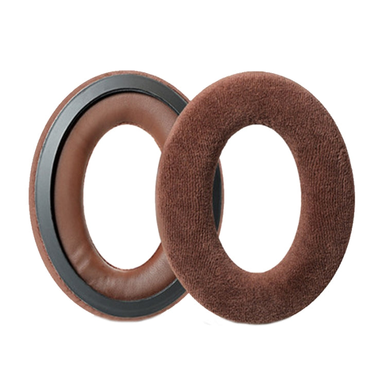 2 PCS Headset Earmuffs Sponge Case For Sennheiser PXC450/PXC350/PC350, Spec: Brown Velvet - Earmuff & Pad by buy2fix | Online Shopping UK | buy2fix