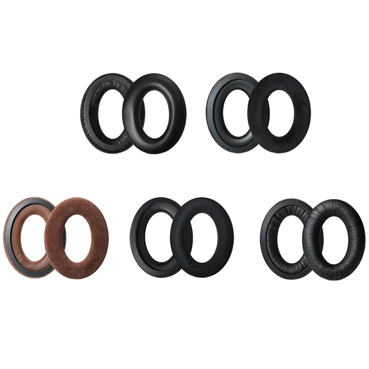 2 PCS Headset Earmuffs Sponge Case For Sennheiser PXC450/PXC350/PC350, Spec: Frosted Leather - Earmuff & Pad by buy2fix | Online Shopping UK | buy2fix
