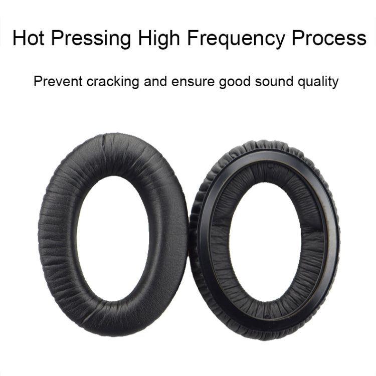 2 PCS Headset Earmuffs Sponge Case For Sennheiser PXC450/PXC350/PC350, Spec: Frosted Leather - Earmuff & Pad by buy2fix | Online Shopping UK | buy2fix