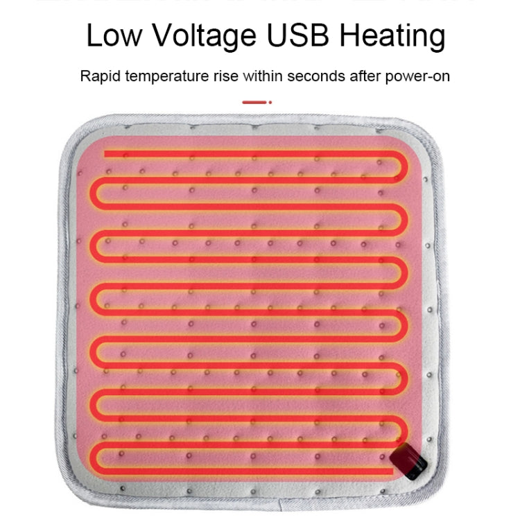 11696 5V USB Plug-in Car Timing Heating Seat Cushion(45x45cm) - Seat Accessories by buy2fix | Online Shopping UK | buy2fix