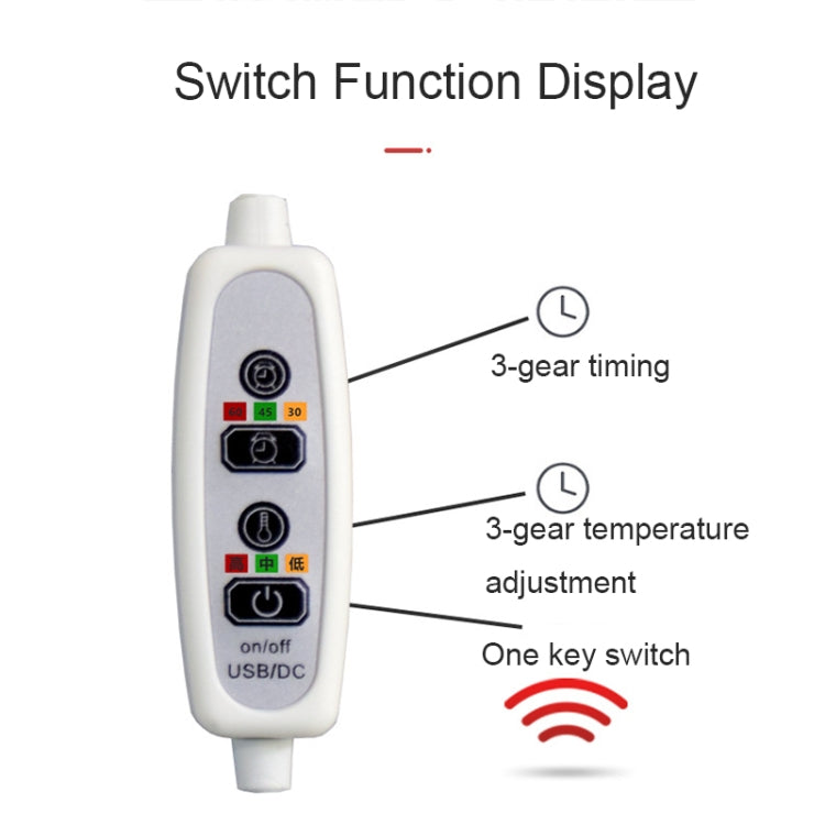 11696 5V USB Plug-in Car Timing Heating Seat Cushion(45x45cm) - Seat Accessories by buy2fix | Online Shopping UK | buy2fix