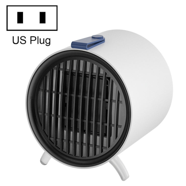 XY-610 Home Office Desk Mini Low Noise Heater Warm Air Machine, Plug Type: US Plug(White) - Electric Heaters by buy2fix | Online Shopping UK | buy2fix