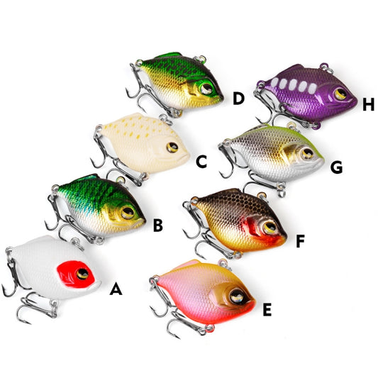 3 PCS PROBEROS DW1044 4.5cm/8.5g Lure Fake Bait Iconic Plastic VIB Hard Bait(G) by PROBEROS