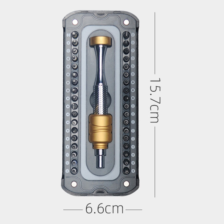 37 In 1 Aluminum Glasses Screwdriver Set Computer Watch Dismantling Repair Tools - Screwdriver Set by buy2fix | Online Shopping UK | buy2fix