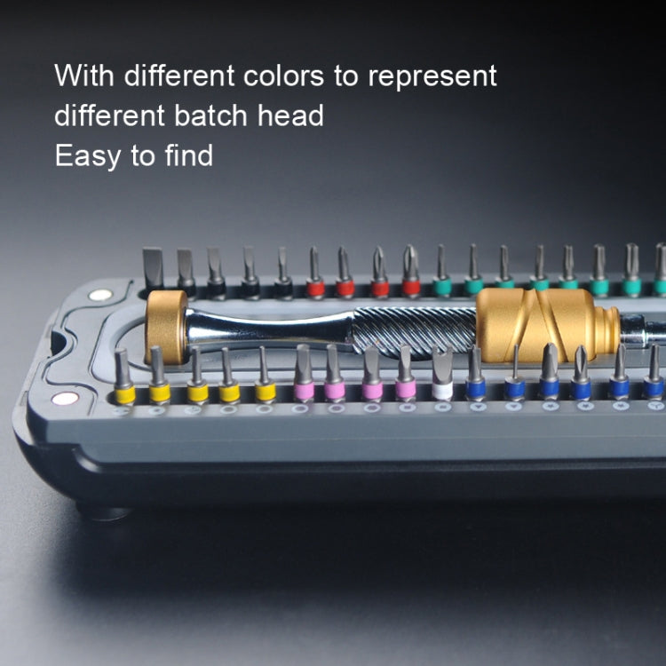 37 In 1 Aluminum Glasses Screwdriver Set Computer Watch Dismantling Repair Tools - Screwdriver Set by buy2fix | Online Shopping UK | buy2fix