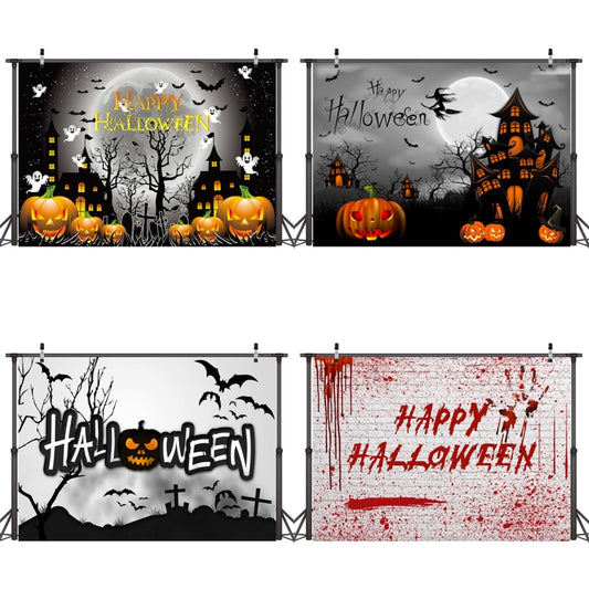 2.1m X 1.5m Halloween Element Shoting Background Cloth Party Decoration Backdrop(4463) by buy2fix