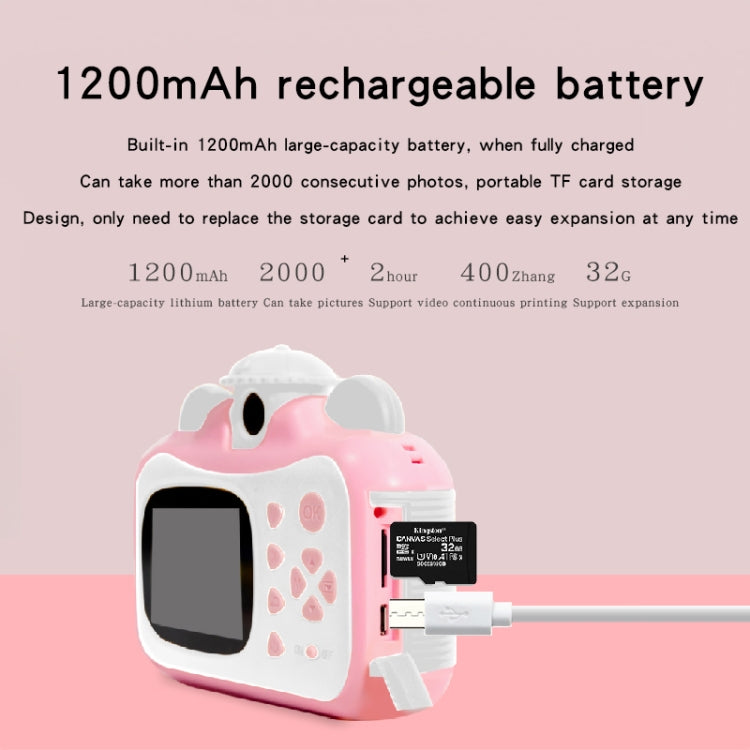 KX01-1 Smart Photo and Video Color Digital Kids Camera without Memory Card(Blue+White) - Children Cameras by buy2fix | Online Shopping UK | buy2fix