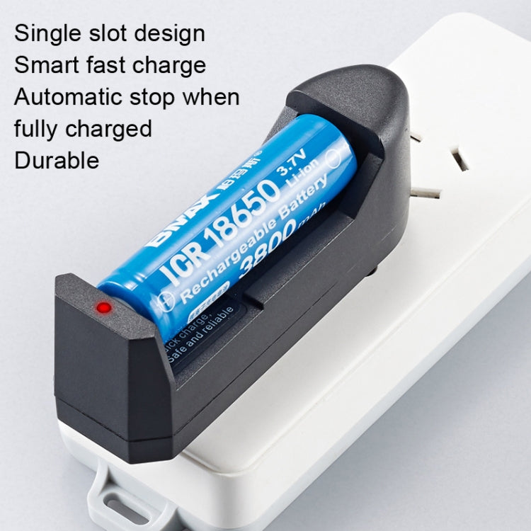 10 PCS BMAX Single Slot Direct Insert Power Supply 18650 Lithium Battery Charger(US Plug) - Charger & Converter by buy2fix | Online Shopping UK | buy2fix