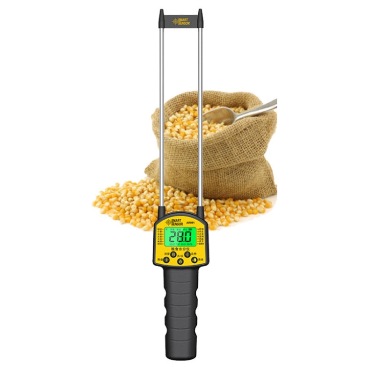 Smart Sensor AR991 Voice Prompt Grain Moisture Content Tester - PH & Moisture Meter by buy2fix | Online Shopping UK | buy2fix