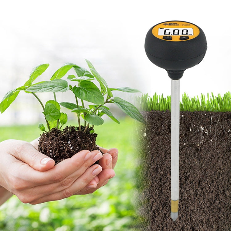 Smart Sensor PH328 Soil Acidity Meter Fertilizer Nutrient Humidity Detector - PH & Moisture Meter by buy2fix | Online Shopping UK | buy2fix