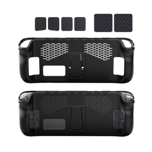 JYS For Steam Deck Handheld TPU Case + Touchpad Button Sticker by buy2fix