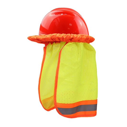 AH-004 Summer Sunscreen Helmet Breathable Reflective Cap Cover without Hat(Fluorescent Yellow) - Workplace Safety Supplies by buy2fix | Online Shopping UK | buy2fix
