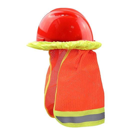 AH-004 Summer Sunscreen Helmet Breathable Reflective Cap Cover without Hat(Fluorescent Red) - Workplace Safety Supplies by buy2fix | Online Shopping UK | buy2fix