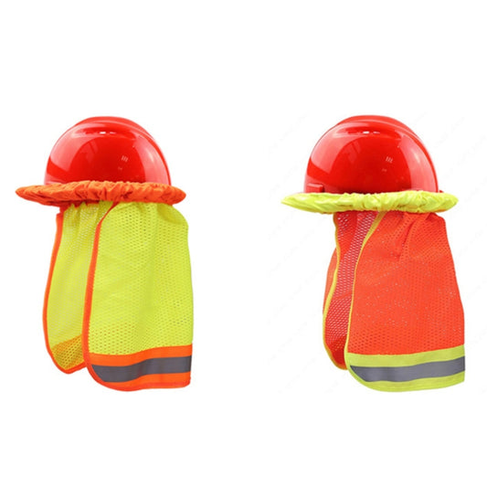 AH-004 Summer Sunscreen Helmet Breathable Reflective Cap Cover without Hat(Fluorescent Red) - Workplace Safety Supplies by buy2fix | Online Shopping UK | buy2fix