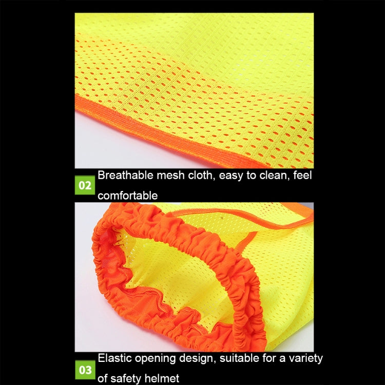 AH-004 Summer Sunscreen Helmet Breathable Reflective Cap Cover without Hat(Fluorescent Yellow) - Workplace Safety Supplies by buy2fix | Online Shopping UK | buy2fix