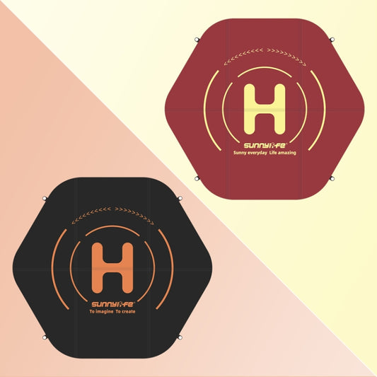 Sunnylife TJP09 For DJI Avata / Mini 3 Pro 60cm Waterproof Double Sided Folding Apron(Black Red) by buy2fix