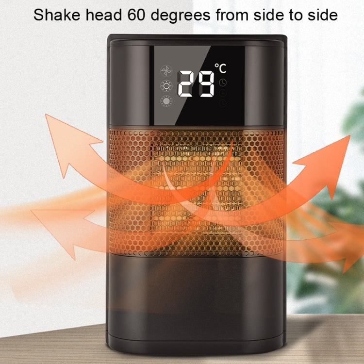 N8 Table Air Heater Indoor Quick Heat Energy Saving Electric Heater, Specification: EU Plug(Black) - Consumer Electronics by buy2fix | Online Shopping UK | buy2fix