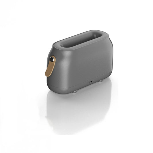 Simulation Flame Aromatherapy Humidifier Bedroom Ambient Light, Color: Gray by buy2fix