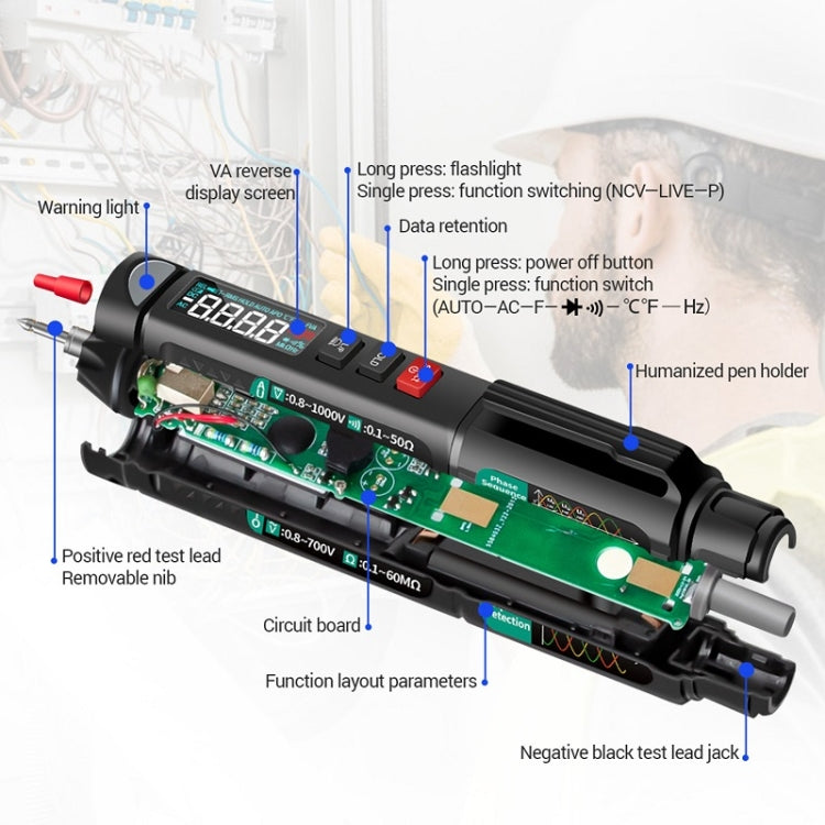 ANENG Multifunction Intelligent Measurement High Precision Multimeter, Model: A3007 - Digital Multimeter by ANENG | Online Shopping UK | buy2fix