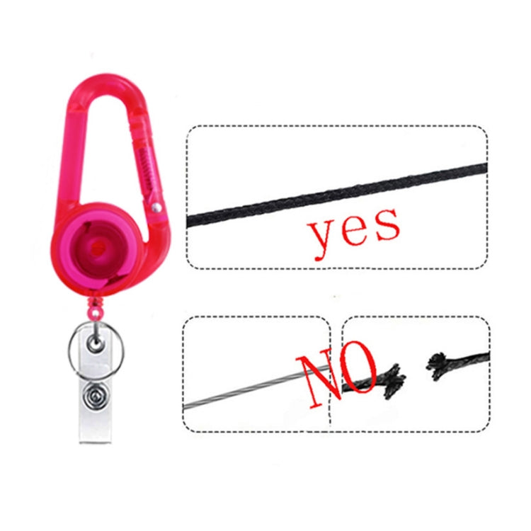 Retractable Mountain Buckle Keychain(Red) - Key Rings by buy2fix | Online Shopping UK | buy2fix