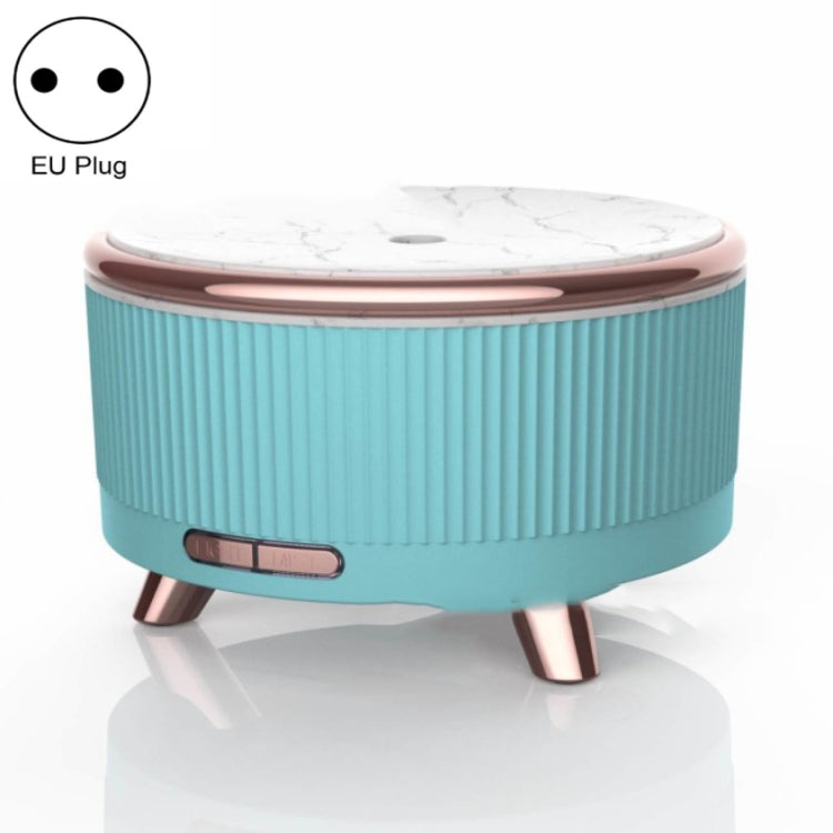 Ultrasonic Aromatherapy Diffuser Humidifier Essential Oil Diffuser EU Plug(Emerald) - Air Purifiers & Accessories by buy2fix | Online Shopping UK | buy2fix