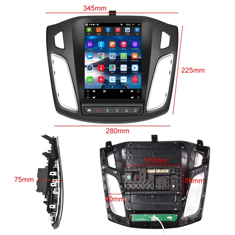 For Ford Focus 9.7 inch Android WiFi Car Integrated Machine, Style: Standard(2+64G) - Car MP3 & MP4 & MP5 by buy2fix | Online Shopping UK | buy2fix