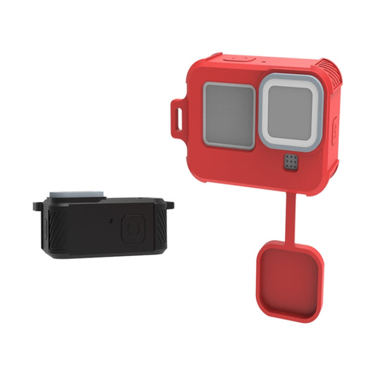 For GoPro HERO10 Black / HERO9 Black Liquid Silicone Case(Orange) - Silicone Cases by buy2fix | Online Shopping UK | buy2fix