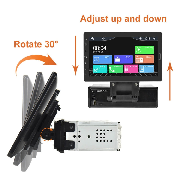 1310C 10.1 inch Car Full Screen Touch HD MP5 Wired Carplay Player, Style: Standard+AHD Camera - Car MP3 & MP4 & MP5 by buy2fix | Online Shopping UK | buy2fix
