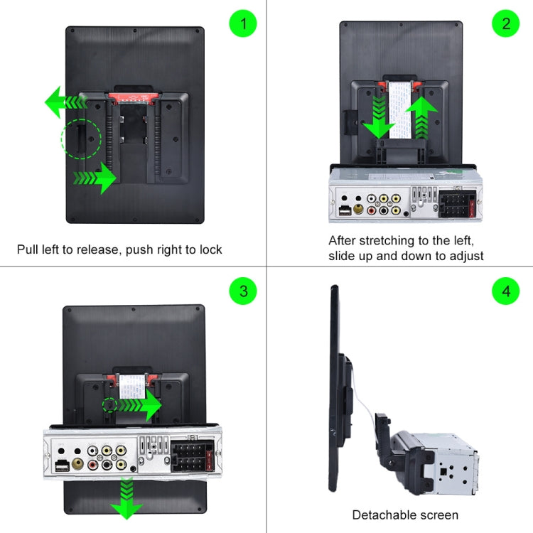 C800 9.5 Inch MP5 Single Butt Carplay Player, Style: Standard - Car MP3 & MP4 & MP5 by buy2fix | Online Shopping UK | buy2fix