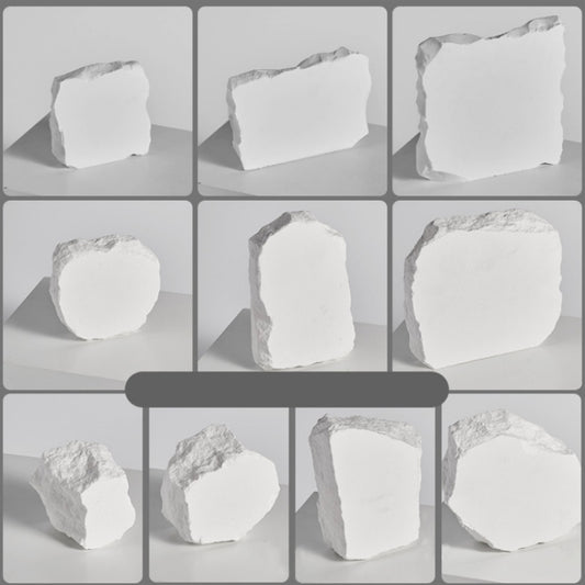 Irregular Plaster Jewelry Ornaments Photography Props, Size: 1.6cm Large by buy2fix