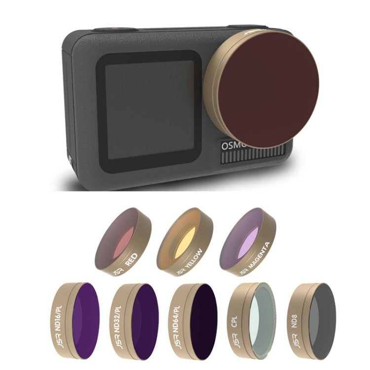 JSR For DJI Osmo Action Motion Camera Filter, Style: LG-ND16/PL by JSR