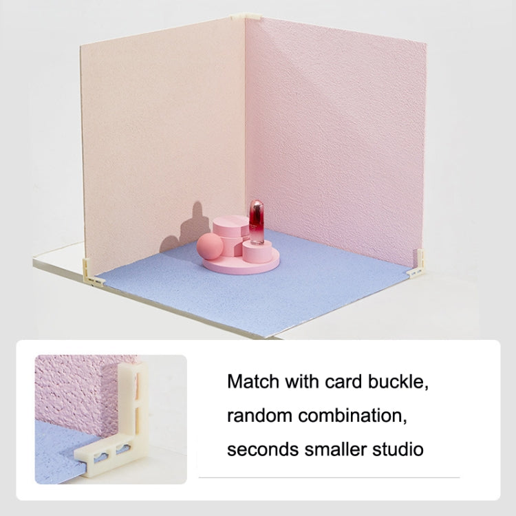 40x40CM Thick Sand Solid Color Background Plate Photo Photography Props(Light Purple) by buy2fix