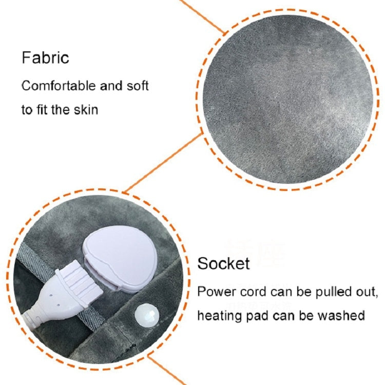 Plug-in High-top Electric Foot Warmer Heated Foot Warmer Boots EU Plug 230V(Brown) - Electric Heaters by buy2fix | Online Shopping UK | buy2fix