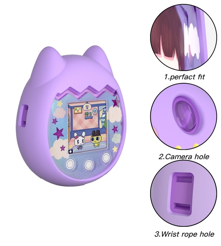 For Tamagotchi pix Silicone Cartoon Electronic Pet Protective Case(Green) - Cases by buy2fix | Online Shopping UK | buy2fix