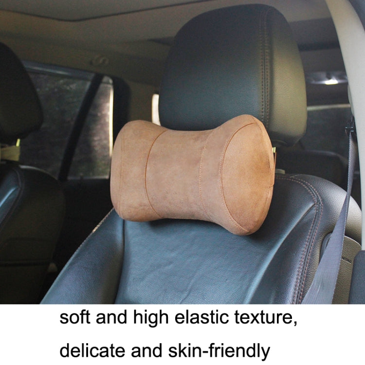 Car Memory Cotton Headrest Protective Cervical Spine Seat Sleeping Pillow(Gray) by buy2fix