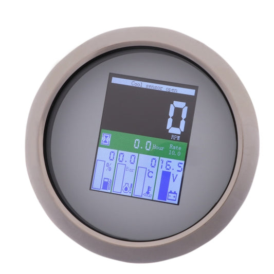 TFT 9-32V 5 In 1 Multifunction LED Display Car Meter(White Background) - Clocks & Car Meters by buy2fix | Online Shopping UK | buy2fix